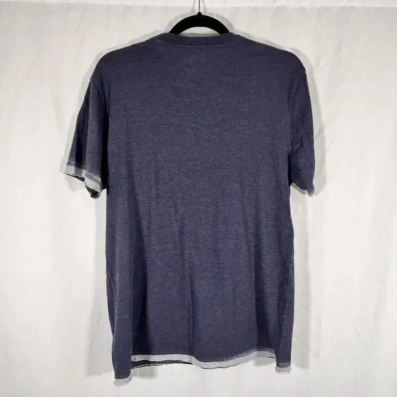 Denver Broncos Shirt Men's Medium Blue Graphic Print Short Sleeve Crew Neck - Picture 7 of 9